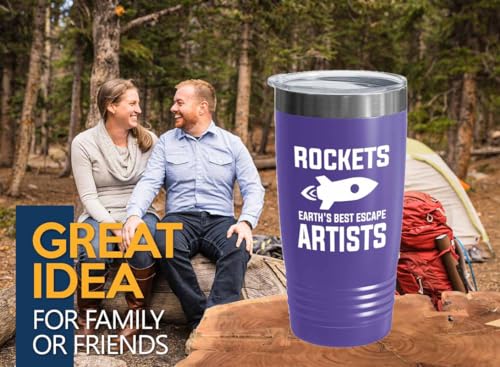 Rocket Science Purple Edition Viking Tumbler 20oz - Rockets Earths - Spacecraft Aeronautics Aviation Aircraft Engineering Aerodynamics Technician space lover outer space