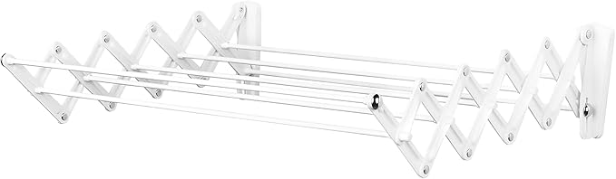 Polder Wall‑Mount 24‑Inch Accordion Clothes Dryer (Accordion Drying Rack)