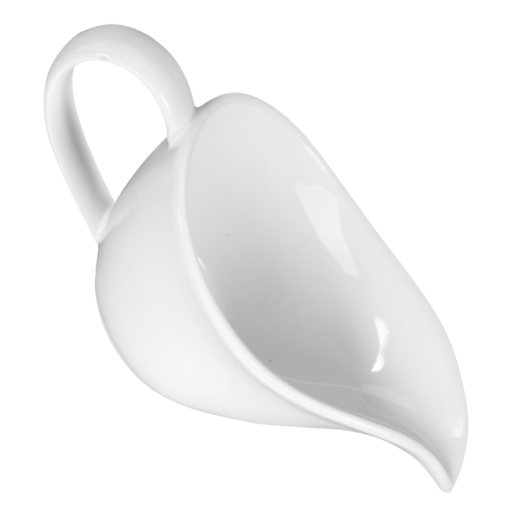 SOLUSTRE Milk Gravy Boat Stylish Ceramic Sauce Server for Use Easy to Clean