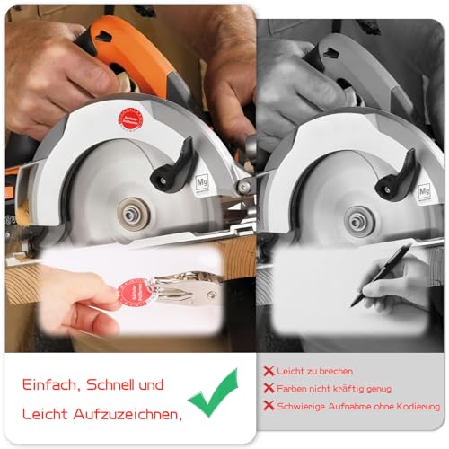 1000 Stück Prüfplaketten 30MM mit 3MM Loch Puncher, Nächster Prüftermin Rot Prüfplakette, Mehrjahresprüfplaketten 2025-2030 Selbstklebend Einzellochstanze Prüfsiegel Elektrogeräte Wartungsetiketten