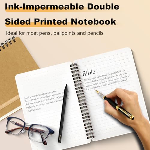 Petit carnet avec sangle anti-pages cornées pour la prise de notes - 5