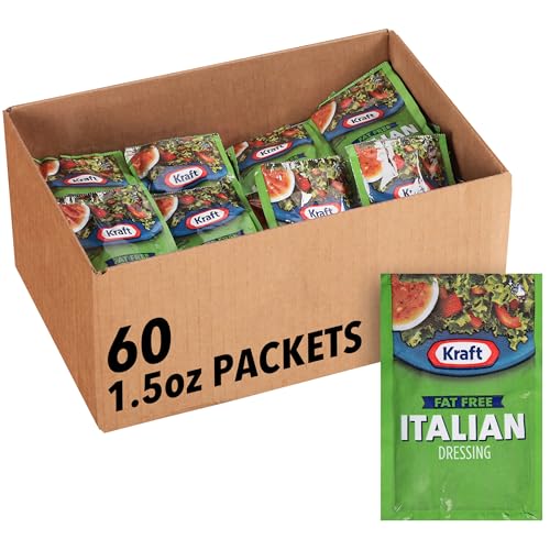 Kraft Fat Free Italian Dressing (60 Packets)