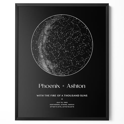 CELESTORY Your Story Written In The Stars Personalized Star Map