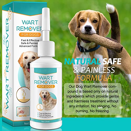 Mcukv Dog Wart Remover, Natural Dog Wart Removal Treatment, Dog Tags Remover, Rapidly Effective Eliminates Pet Warts, Painless & No Irritation Wart Removal Treatment #TOP1