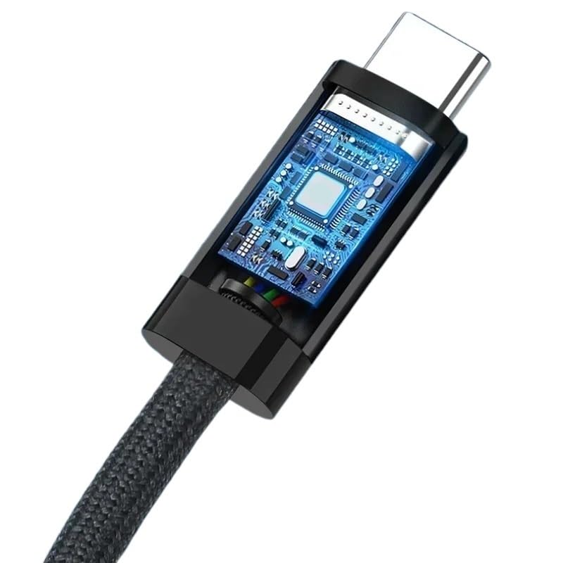 Cable de datos USB 4.0 tipo/C de 240 W, cable de carga rápida con velocidad de 40 Gbps, video HD 8K