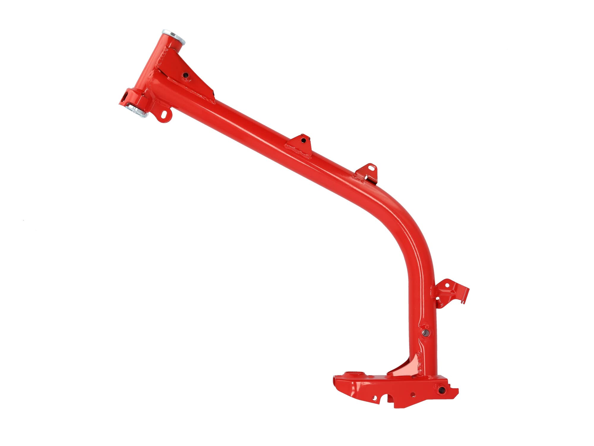 Rahmen, mit Knotenblech Enduro, ohne Typschild, Rot - Simson S51, S53, S70, S83