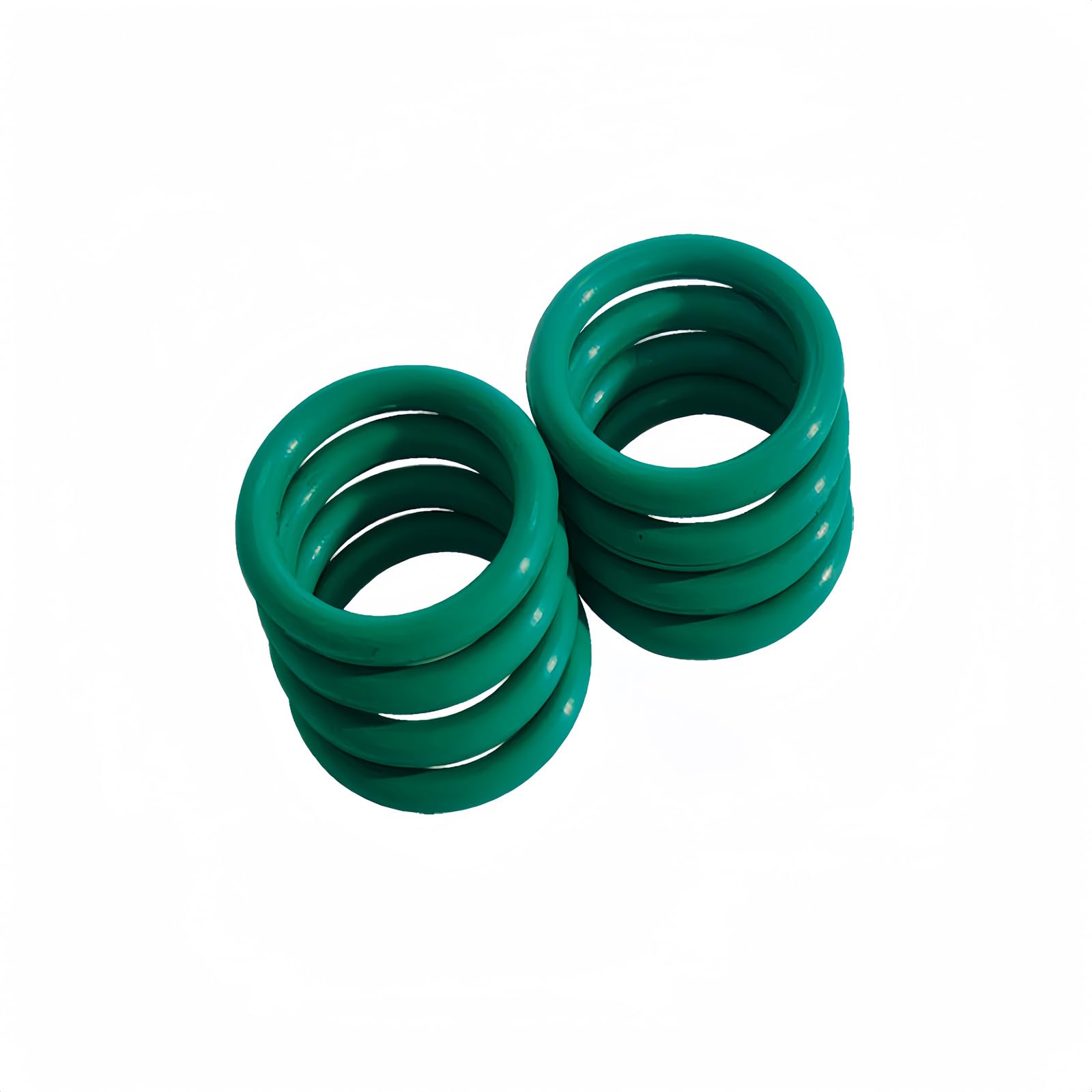 Boxonly 50 PCS O-Rings Fluorine Rubber Washer Round Sealing O Ring 7mm OD 3mm ID 2mm Width FKM O Rings Seal Grommets Gasket Green - Image 4