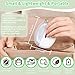 Electric Nail Clipper with Light & 2 Speeds, Automatic Baby Nail Trimmer, Nail Polisher 2 in 1 Design, USB Rechargeable Safety Electric Nail File for Babies, Kids, Adults and Seniors