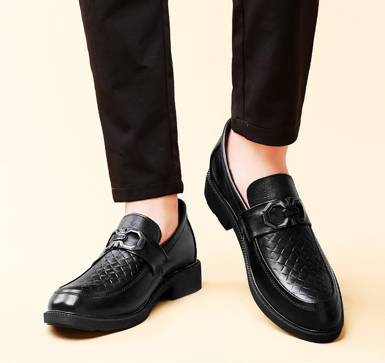 Men's Slip-Ons Loafers Mens Fashion Luxury Formal Business Dress Shoes Mens Classic Leather Oxford Shoes4