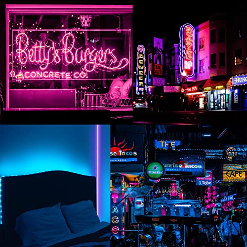 Guotong Rgb Neon Rope Light 65.6Ft/20M Led Rope Lights, Waterproof Flexible Led Neon Light For Party Garden Yard Home Wedding Christmas Halloween Holiday Decoration Lighting Outdoor/Indoor #TOP4