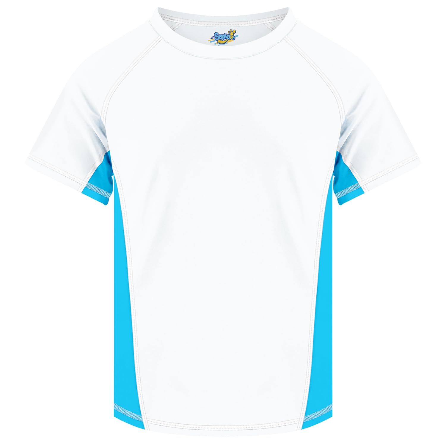 Semois Boys Rash Guard Swim Shirt Short Sleeve Swimwear Toddler Kids Youth Rashguard Water Shirt UPF+ 50 Quick Dry Shirt