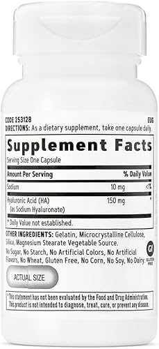 Miniatura 2 de GNC Ácido hialurónico para mujeres, suplemento diario hidratante para la piel, apoya la humedad y la salud de las articulaciones, 30 cápsulas