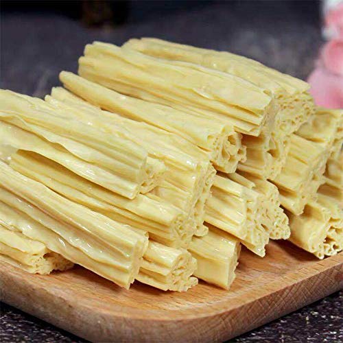 Miniatura 7 de Palitos de Beancurd secos, Tofu Yuba asiático, buena fuente de proteínas, sin OMG, veganos, gran regalo gourmet, 17.61 onzas