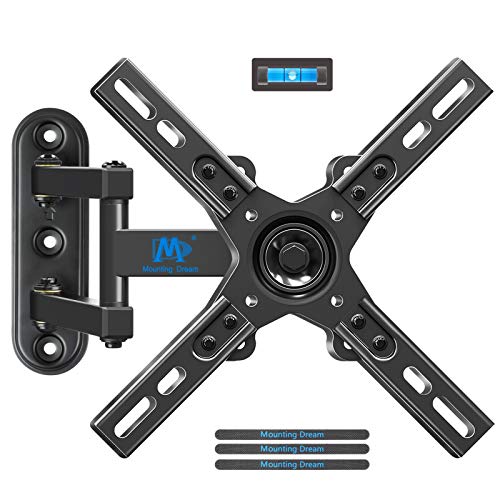 Mounting Dream TV Mount with Articulating Arm for 17-39 Inch TVs, Full Motion TV Wall Mount up to VESA 200x200mm and 33 lbs, Easy Installation and Fits Single Wood Stud