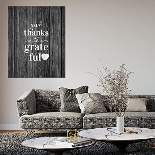 Décoration murale rustique et verticale en bois de ferme chic de 40x50 cm