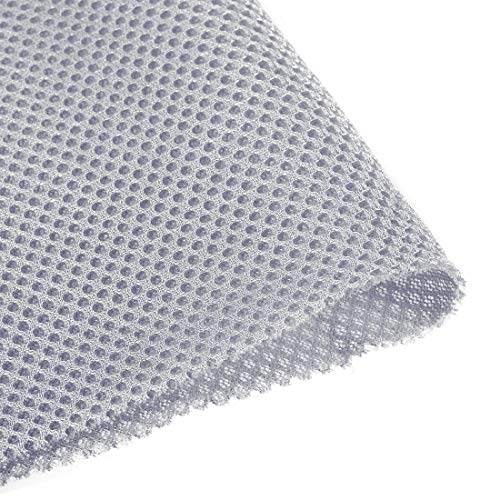 uxcell Light Grey Speaker Mesh Grill Cloth Stereo Box Fabric Dustproof Audio Cloth
