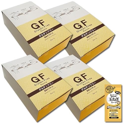 ルコラ GF 国産米粉で作ったグルテンフリーフィナンシェ プレーン 40個入りまとめ買いセット 食品添加物不使用 コラーゲン玉ねぎスープ1食付き