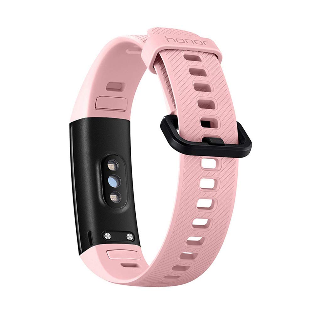 HUAWEI Honor Band 4 6-Axis Inertial Heart Rate Monitor Infrared Light Wear  Detection Sensor Full Touch AMOLED Color Screen Home Button All-in-One  Activity Tracker 5ATM Waterproof, Pink + SUNG-LL Screen Protector: Activity