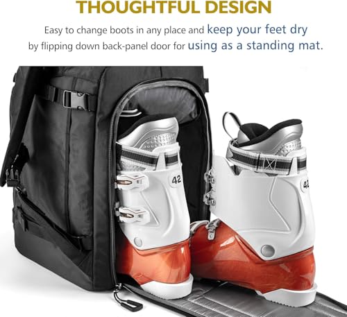 Image of Unigear Ski Boot Bag Backpack for Helmet 50L /70L, Goggles, Gloves, Skis, Snowboard & Accessories