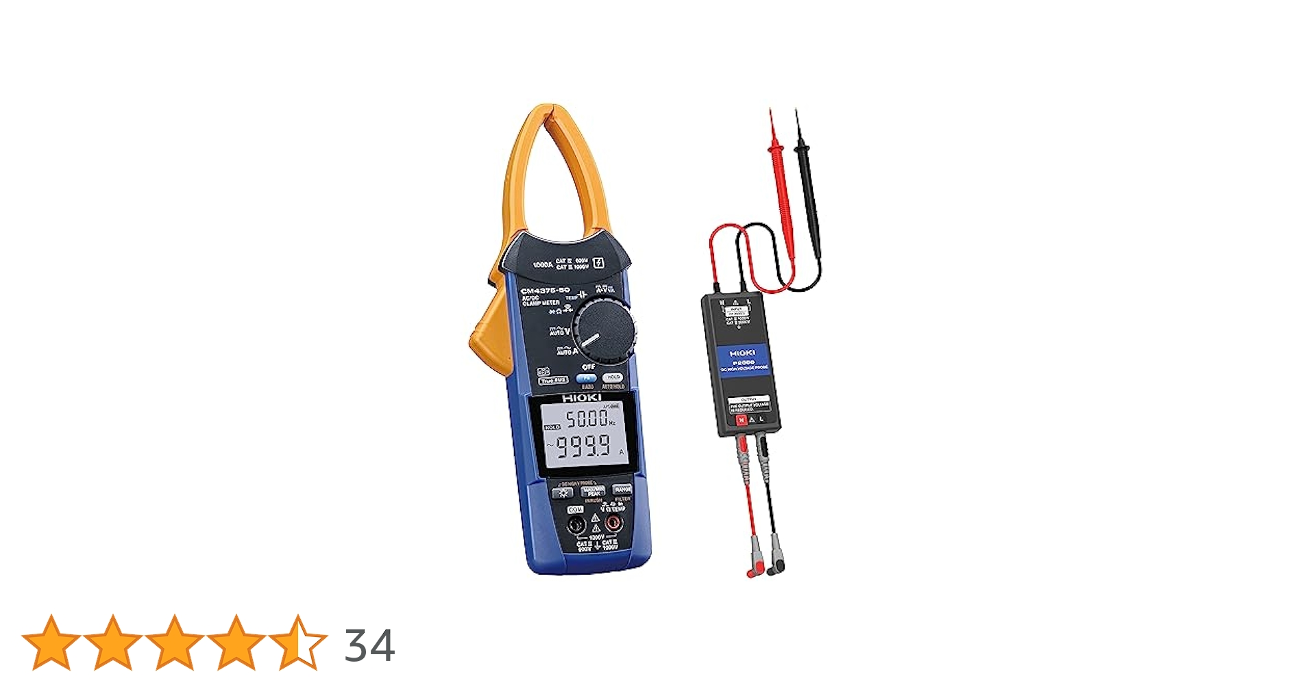HIOKI (日置電機) AC/DCクランプメータ　CM4375 HIOKI 日置電機 CM4375-90 AC/DCクランプメータ : IPX - 通販