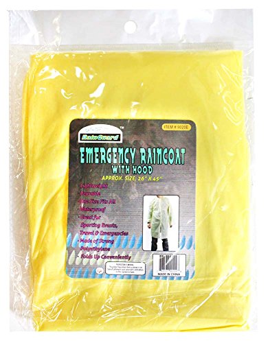 RAIN Guard Clear Disposable PE Raincoat | Ultra-Portable & Lightweight | Universal Fit | Optimal Rain Protection | Emergency Ready | Compact Design for Easy Storage4