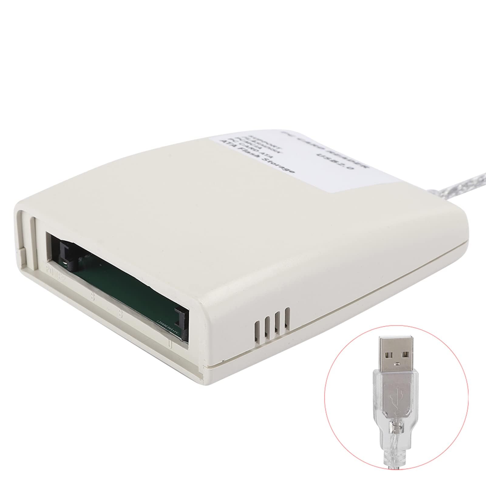Pilipane Lettore di Schede USB,Lettore di Schede SD, Lettore di Schede Archiviazione Industriale Convertitore Portatile Memoria PCMCIa a 68 Pin PCATa Ad Alta velocità