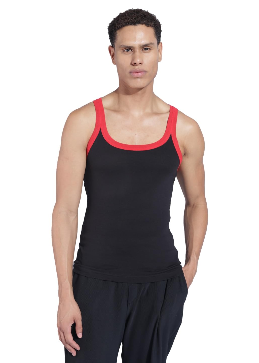 dollar bigboss Men's Solid Cotton Gym Vest (Colour May Vary)-picture-31