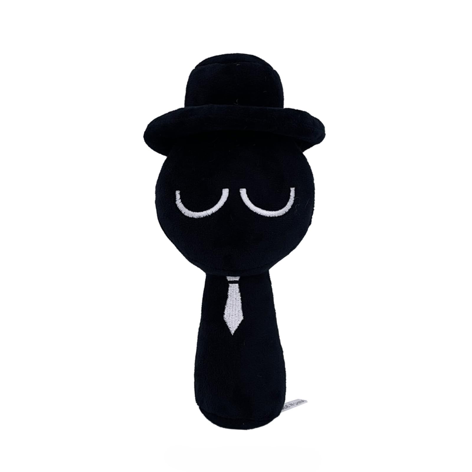 Benolls Sprunki Plushies Merch,Sprunki Plush Toys,Soft Stuffed Animal Pillow Figure Doll Christmas Birthday Gifts for Adult Kids (Black Grey) — view 8