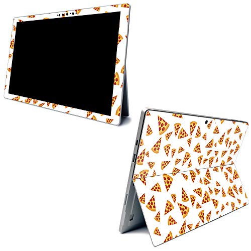 Image of MightySkins Carbon Fiber Skin for Microsoft Surface Pro 7 - Body by Pizza | Textured Carbon Fiber Finish | Easy to Apply, Remove, and Change Styles | Made in The USA