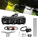 AUTOVIC Dirt Bike Light Bar Kit, 2 Modes White &...
