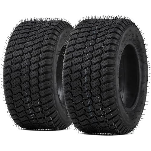 YITAMOTOR 16x6.50-8 Lawn Mower Tires (Set of 2) 4 Ply Tubeless Tractor Turf Tire 16x6.50x8 Lawnmower Tires Fits Most Lawn & Garden Vehicle 620LBS Capacity