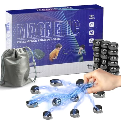 STFYUG Magnetspiel, Magnet Spiel, Magnetisches Schachspiel, Tisch...