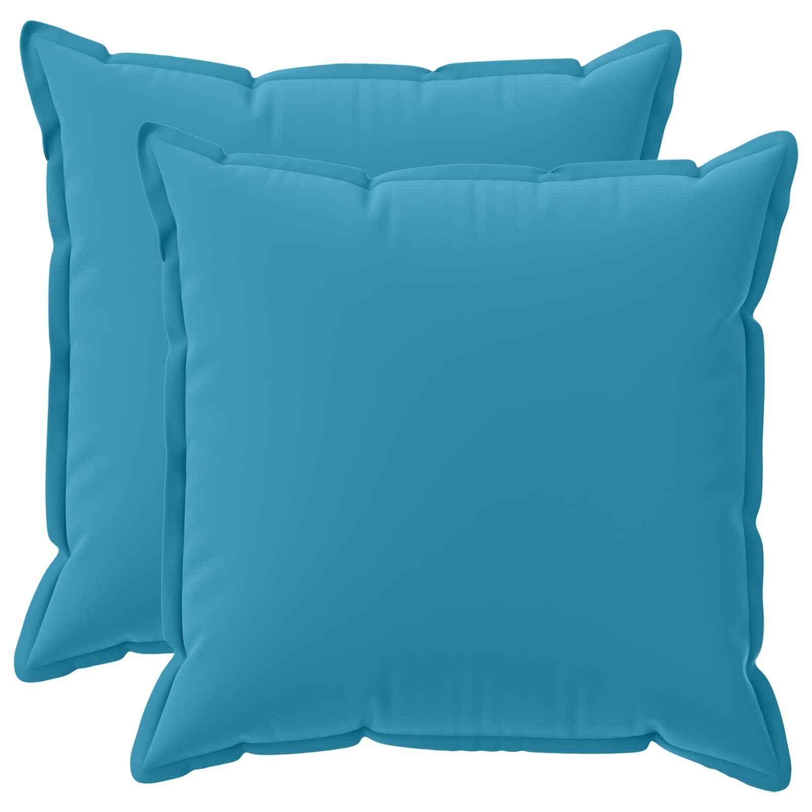 vidaXL Cushion Cover 2 pcs HOUTEN Light Blue 60 x 60 cm Polyester