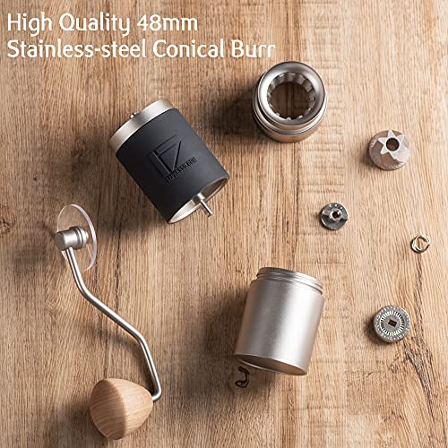 1Zpresso JX Manuelle Kaffeebohnenmühle mit Einstellbaren Einstellungen Patentierte konische Gratmühle für Kaffeebohnen… – Bild 6