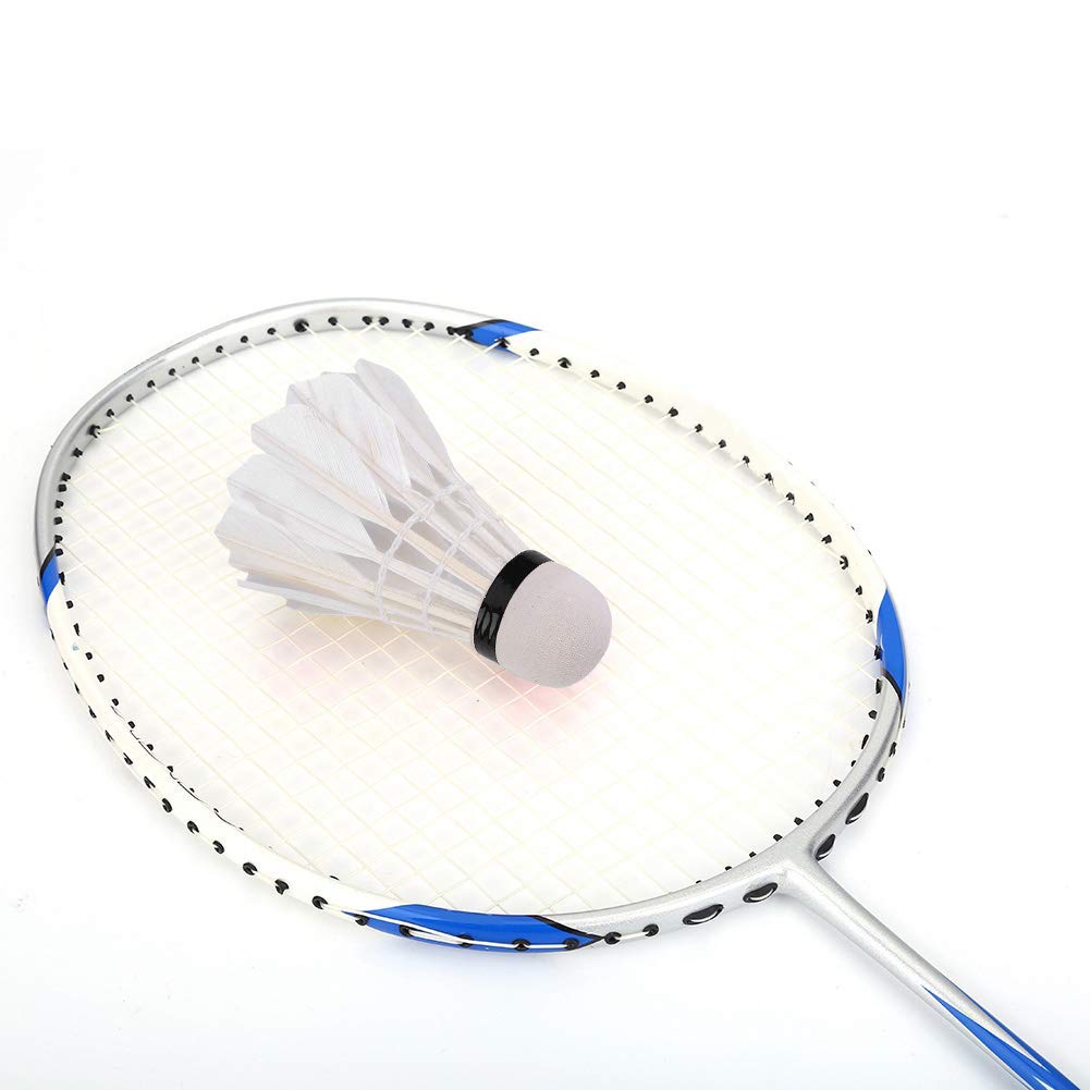 SANON Volantes de Bádminton Plumas de Ganso Estables Duraderos Birdies para Entrenamiento Deportivo Interior Exterior