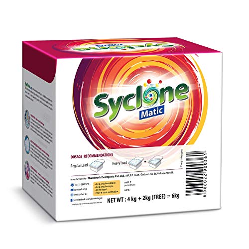 Syclone Matic Front Load Detergent Powder 6 Kg Reviews.Tips