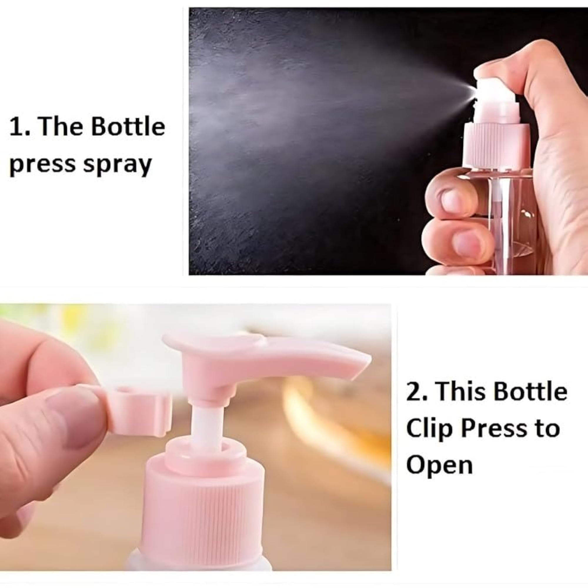 Travel Size Bottles Set, Clear Plastic Containers