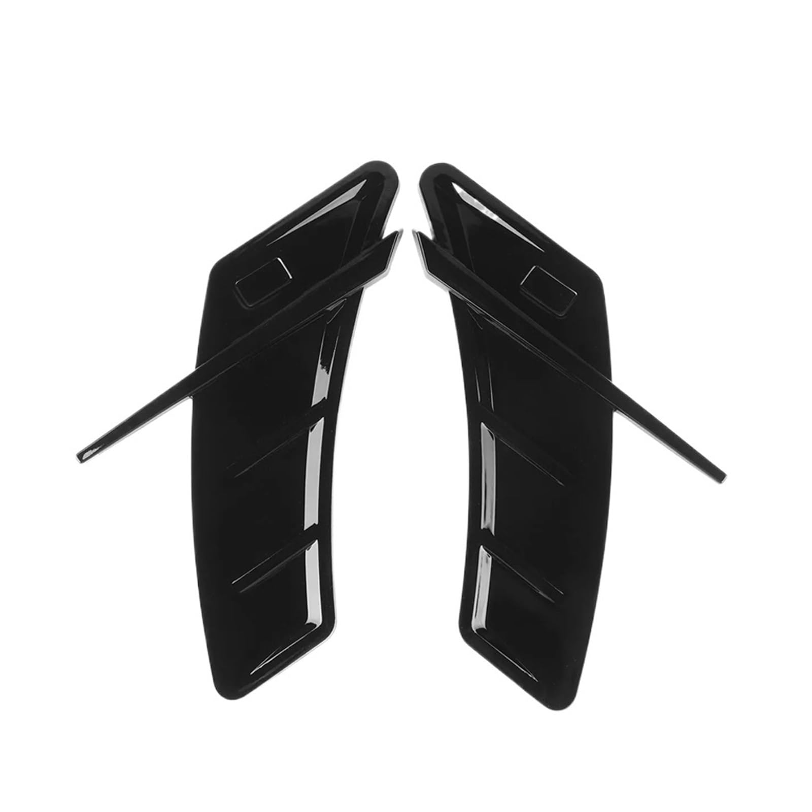 Side Vent Decor Sticker Fit for Audi A3 A4 A5 A6 A7 A8 Q3 Q5 Q7 RS5 RS6 RS7 S3 S4 S5 Car Air Flow Wing Vent Trim Side Fender Sticker Car Fender Side Vents(Glossy Black)