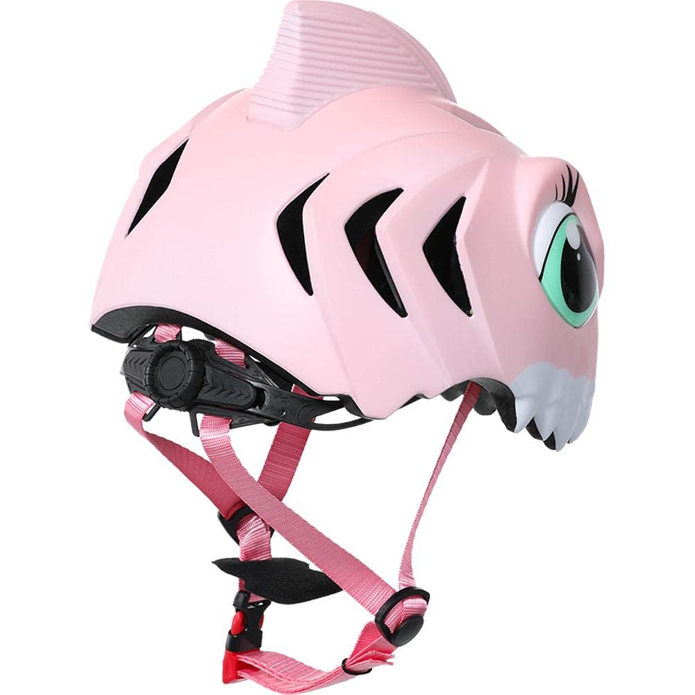 Casco 3D Shark regolabile Cartoon Shark Casco protettivo adatto per pattinaggio a rotelle, ciclismo, skateboard