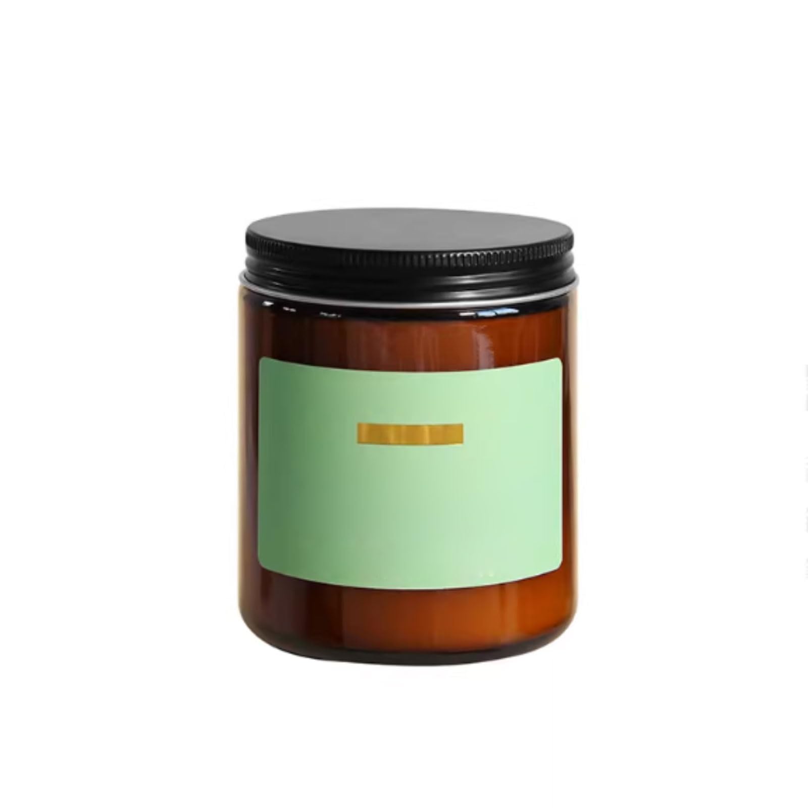 Kompakt Glaskerzen Moderne Duftkerzen Wiederverwendbare Aromatherapiekerze aus Sojawachs und botanischen ätherischen Ölen nicht stechend(Groen)