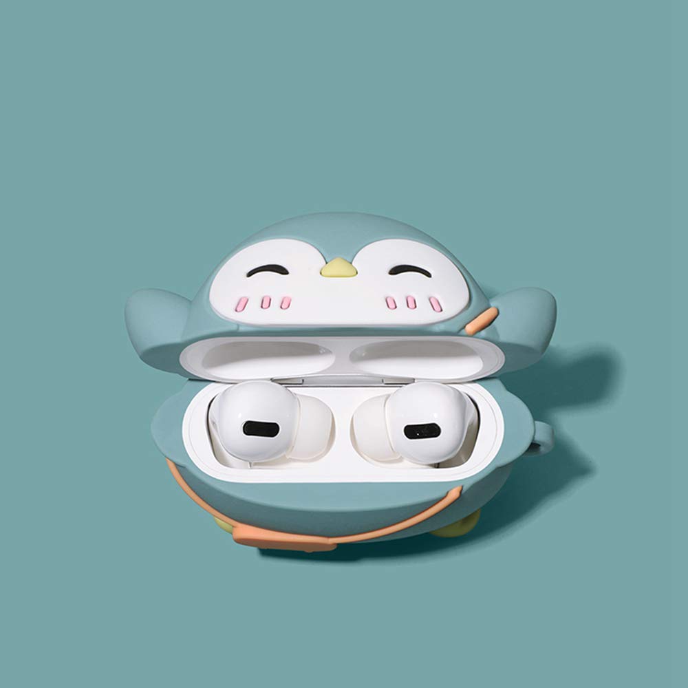 Amazon | Airpodsケース、シリコン3Dかわいい動物ペンギン