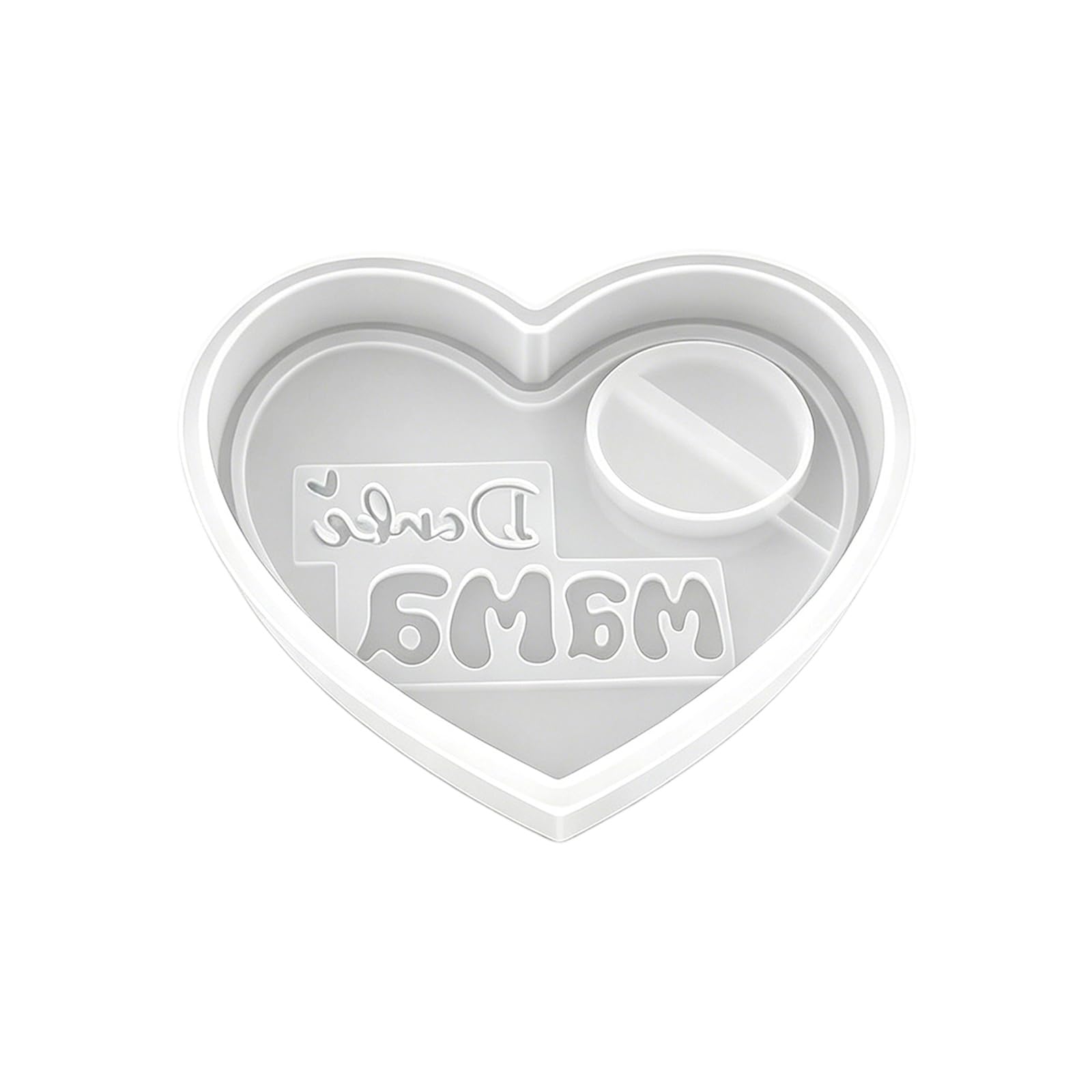 Yjcnelcr Themed Silicone Molds Heart Lettering Shape Silicone Molds for Easter Holiday Decoration Easter Gift Concept