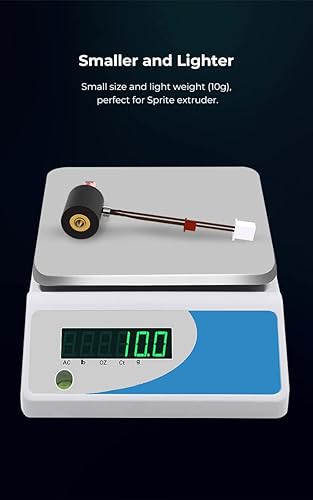 Miniatura 23 de Creality - Extrusora oficial Sprite Pro Tubo de garganta de aleación de titanio de cobre Bimetálico, 752.0 °F de alta resistencia térmica, Sprite