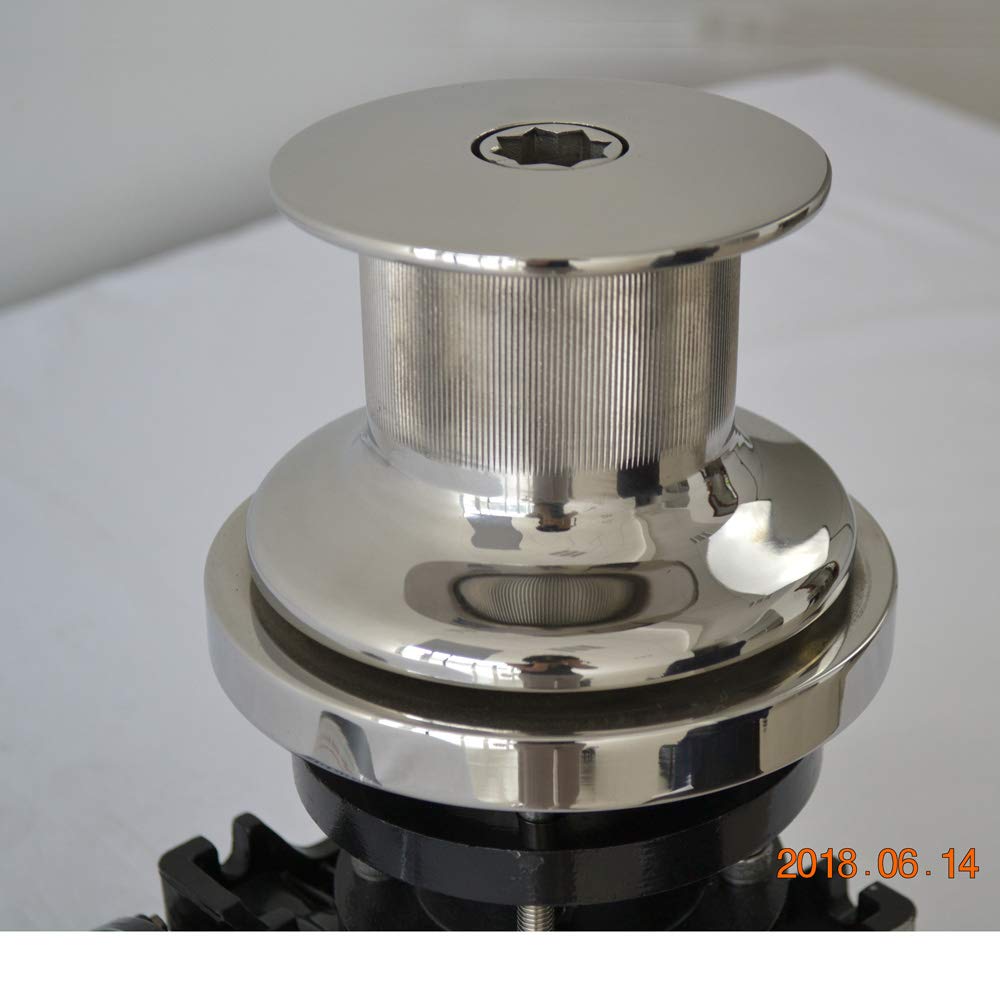 POWER4S 12V 24V 1000W Anchor Winch Windlass for 14-16mm Rope Only Boat 30ft to 43ft (24V)