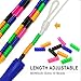 Coolrunner Skipping Ropes,adjustable Plastic Segmented Jump Rope,16 FT Long Jump Rope(2 PACK), Double Dutch Jump Rope, Fitness Workout Indoor & Outdoor Skipping Rope for Kids Men and Women