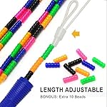 Coolrunner 16 FT Long Jump Rope(2 PACK), Double Dutch Jump Ropes, Soft Beaded Skipping for Kids Adults, Plastic Segmented Long Enough for 4-5 Jumpers - Image 3