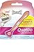 Wilkinson Quattro for Women 3 Klingen + Rasiergriff Papaya & Pearl Complex