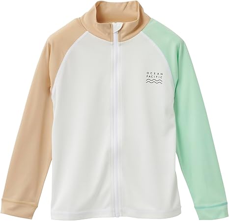 Greenグリーん　Ocean Pacific ラッシュガード　セット ラッシュガードロングボトム付き タンクトップデザイン水着4点