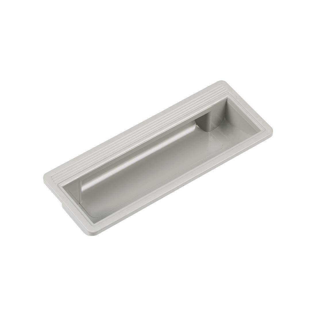 Gray Flush Pull Finger Insert Cabinet Door Handles 98Mm X 38Mm X 20Mm