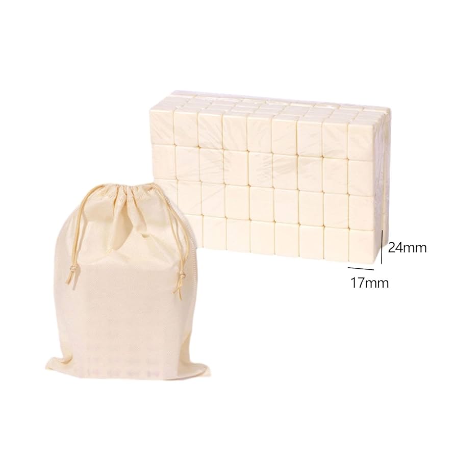 ミニ麻雀牌セット サイコロ付き 中国セブン限定 中国土産 136枚